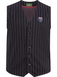 Sweatweste DUKE MERVIN knitterarmes Material