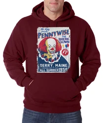 Youth Designz Kapuzenpullover Pennywise Herren Hoodie Rot/Dunkelrot