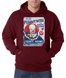 Youth Designz Kapuzenpullover Pennywise Herren Hoodie Rot/Dunkelrot