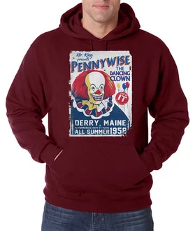 Youth Designz Kapuzenpullover Pennywise Herren Hoodie Rot/Dunkelrot Youth Designz Kapuzenpullover Pennywise Herren Hoodie Rot/Dunkelrot