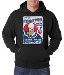Youth Designz Kapuzenpullover Pennywise Herren Hoodie Braun/Weiß/Blau/Grau