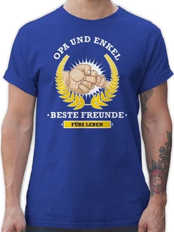 Shirtracer T-Shirt Opa und Enkel - beste Freunde fürs Leben Opa Geschenke Shirtracer T-Shirt Opa und Enkel - beste Freunde fürs Leben Opa Geschenke