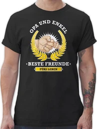 T-Shirt Opa und Enkel - beste Freunde frs Leben Opa Geschenke