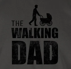 Shirtracer T-Shirt The Walking Dad Papa Grau/Dunkelgrau/Dunkelgrün/Khaki