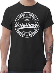 Shirtracer T-Shirt Chronisch Unterhopft Bierliebhaber Geschenk Mode für Oktoberfest Schwarz/Rot/Grau/Gelb/Weiß/Grün