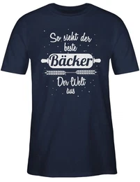 T-Shirt So sieht der beste Bcker der Welt aus Beruf und Job Geschenke