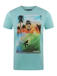 riverso T-Shirt RIVLukas Regular Fit (1-tlg) Kurzarm Tee Shirt Türkis/Grün/Blau riverso T-Shirt RIVLukas Regular Fit (1-tlg) Kurzarm Tee Shirt Türkis/Grün/Blau