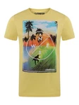 riverso T-Shirt RIVLukas Regular Fit (1-tlg) Kurzarm Tee Shirt Gelb/Grün/Beige/Neonfarben