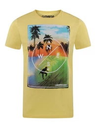 T-Shirt Herren Fotoprintshirt RIVLukas Regular Fit (1-tlg) Kurzarm Tee Shirt mit Rundhalsausschnitt aus 100% Baumwolle