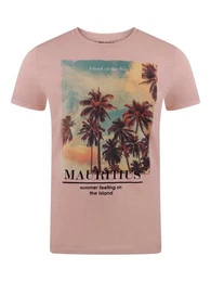T-Shirt Herren Fotoprintshirt RIVLukas Regular Fit (1-tlg) Kurzarm Tee Shirt mit Rundhalsausschnitt aus 100% Baumwolle