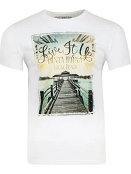 riverso T-Shirt RIVLukas Regular Fit (1-tlg) Kurzarm Tee Shirt Weiß/Beige/Rot/Braun/Dunkelblau/Grau