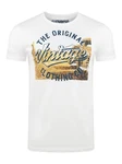riverso T-Shirt RIVLukas Regular Fit (1-tlg) Kurzarm Tee Shirt Creme/Weiß riverso T-Shirt RIVLukas Regular Fit (1-tlg) Kurzarm Tee Shirt Creme/Weiß