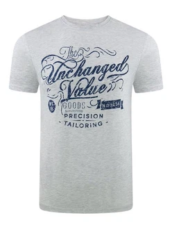 riverso Herren T-Shirt RIVLeon Rundhals O-Neck Kurzarm Tee Shirt Regular Fit Grau/Silber riverso Herren T-Shirt RIVLeon Rundhals O-Neck Kurzarm Tee Shirt Regular Fit Grau/Silber