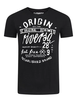 riverso Herren T-Shirt RIVLeon Rundhals O-Neck Kurzarm Tee Shirt Regular Fit