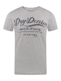 T-Shirt Herren Printshirt RIVLeon Regular Fit (1-tlg) Kurzarm Tee Shirt mit Rundhalsausschnitt aus 100% Baumwolle
