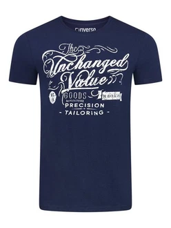 riverso Herren T-Shirt RIVLeon Rundhals O-Neck Kurzarm Tee Shirt Regular Fit Dunkelblau/Blau/Lila riverso Herren T-Shirt RIVLeon Rundhals O-Neck Kurzarm Tee Shirt Regular Fit Dunkelblau/Blau/Lila
