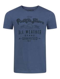 riverso Herren T-Shirt RIVLeon Rundhals O-Neck Kurzarm Tee Shirt Regular Fit Blau/Hellblau riverso Herren T-Shirt RIVLeon Rundhals O-Neck Kurzarm Tee Shirt Regular Fit Blau/Hellblau