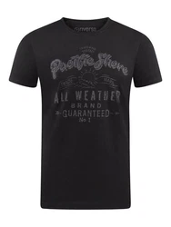 riverso Herren T-Shirt RIVLeon Rundhals O-Neck Kurzarm Tee Shirt Regular Fit Grau/Dunkelgrau/Schwarz/Lila