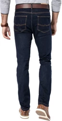 Tom Ramsey Stretch-Jeans Dunkelblau/Blau