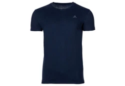 Gant Herren T-Shirt 2er Pack V-Ausschnitt V-Neck Marine/Wei