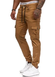 Straight-Jeans 3207C (Chino Cargohose Streetwear, 1-tlg) Freizeit Business Casual