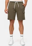 Indicode Sweatshorts Dannie Dunkelgrün/Khaki