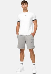 Indicode Sweatshorts Dannie Grau/Hellgrau/Khaki