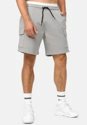 Indicode Sweatshorts Dannie Grau/Hellgrau/Khaki