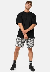 Indicode Sweatshorts Dannie Dunkelblau/Dunkelgrün/Weiß/Schwarz/Grau