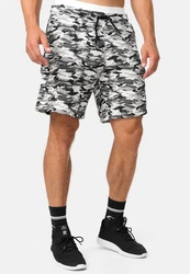 Indicode Sweatshorts Dannie Dunkelblau/Dunkelgrün/Weiß/Schwarz/Grau