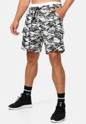 Indicode Sweatshorts Dannie Dunkelblau/Dunkelgrün/Weiß/Schwarz/Grau
