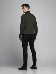 JACK & JONES Herren Jjiglenn Jjfelix Slim Jeans Schwarz