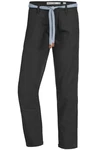 Indicode Leinenhose Bryne Schwarz/Dunkelgrau