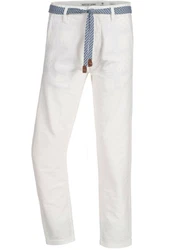 Indicode Leinenhose Bryne Weiß/Creme/Rosa