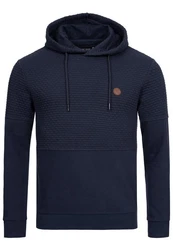 Indicode Kapuzenpullover Franz Hellblau/Blau/Beige