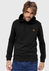 Indicode Kapuzenpullover Franz Schwarz/Braun/Rosa
