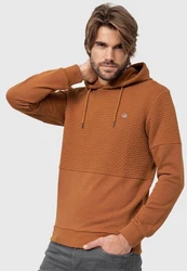 Indicode Kapuzenpullover Franz Braun/Orange