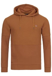 Indicode Kapuzenpullover Franz Braun/Orange