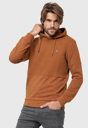 Indicode Kapuzenpullover Franz Braun/Orange