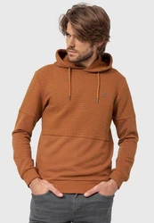 Indicode Kapuzenpullover Franz Braun/Orange