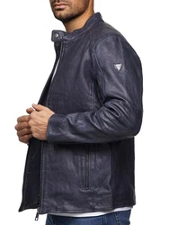 Tazzio Lederjacke Biker-Look Two-in-One Hoodie Style (19710) 19710