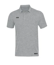 Jako T-Shirt Poloshirt Premium Basics Hellgrau/Grau/Silber