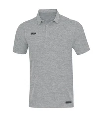 Jako T-Shirt Poloshirt Premium Basics Hellgrau/Grau/Silber