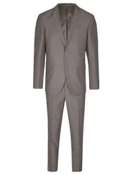 SteffenKlein Anzug SLIM FIT Braun/Grau/Beige/Lila