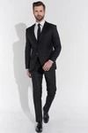 SteffenKlein Anzug SLIM FIT Dunkelgrau/Schwarz/Grau