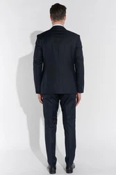 SteffenKlein Anzug SLIM FIT Dunkelblau/Hellblau/Blau