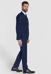 SteffenKlein Anzug SLIM FIT Dunkelblau/Hellblau/Blau