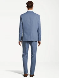 SteffenKlein Anzug SLIM FIT Hellblau/Blau/Grau