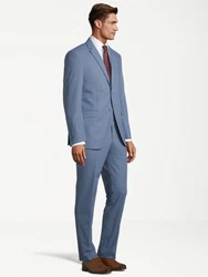 SteffenKlein Anzug SLIM FIT Hellblau/Blau/Grau
