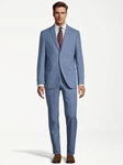 SteffenKlein Anzug SLIM FIT Hellblau/Blau/Grau